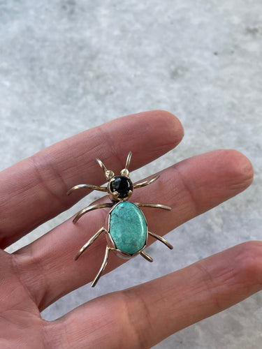 Sterling Silver Spider Brooch Jewelry Bloomers and Frocks